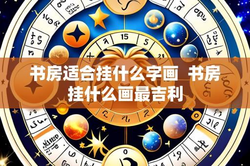 书房适合挂什么字画  书房挂什么画最吉利