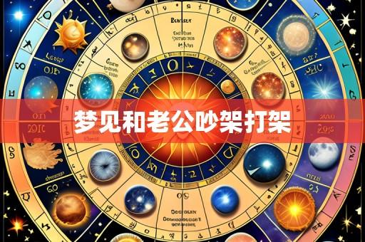 梦见和老公吵架打架