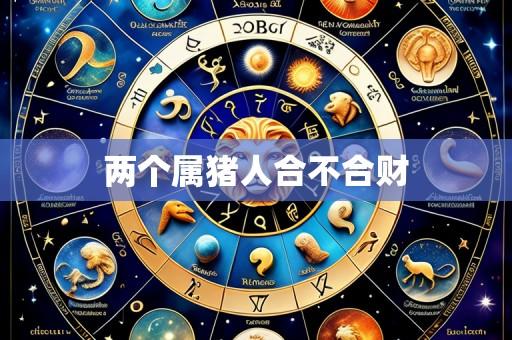 两个属猪人合不合财