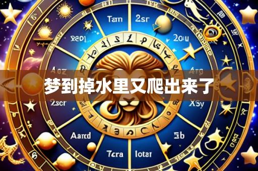 梦到掉水里又爬出来了