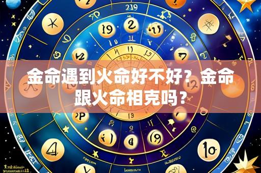 金命遇到火命好不好?金命跟火命相克吗?