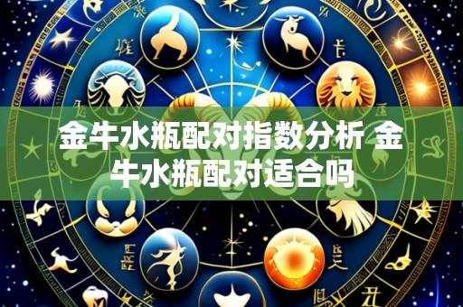 金牛水瓶配对指数分析 金牛水瓶配对适合吗