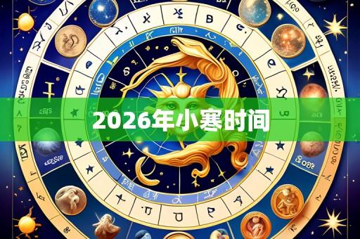 2026年小寒时间