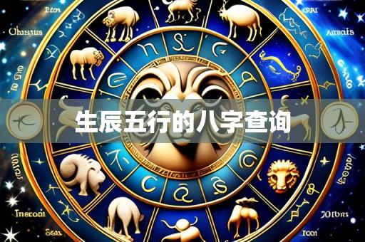 生辰五行的八字查询