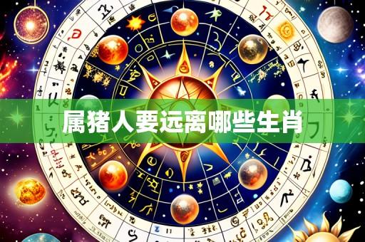 属猪人要远离哪些生肖