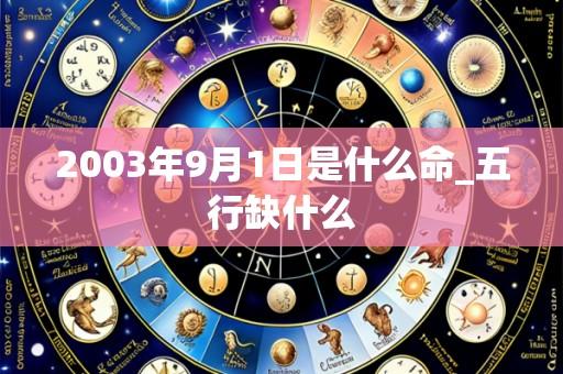 2003年9月1日是什么命_五行缺什么