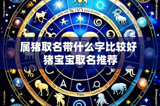 属猪取名带什么字比较好 猪宝宝取名推荐