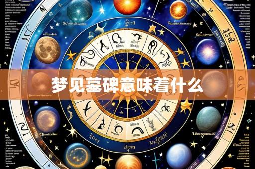 梦见墓碑意味着什么