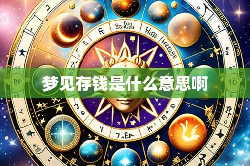 梦见存钱是什么意思啊