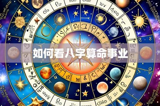 如何看八字算命事业