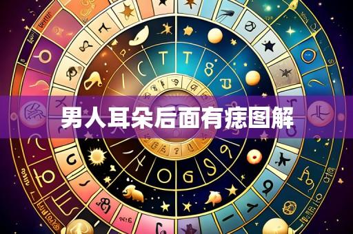男人耳朵后面有痣图解