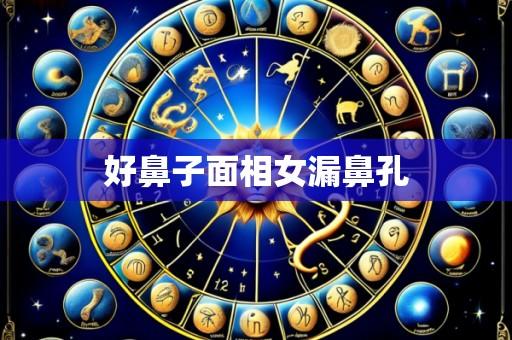 好鼻子面相女漏鼻孔