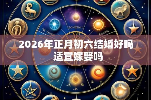 2026年正月初六结婚好吗  适宜嫁娶吗