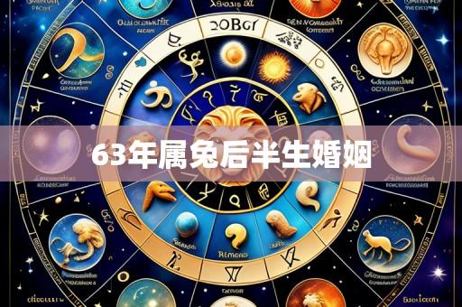 63年属兔后半生婚姻