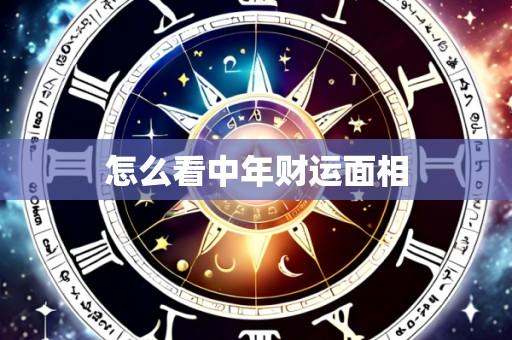 怎么看中年财运面相