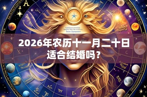 2026年农历十一月二十日适合结婚吗?