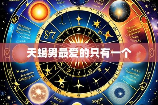 天蝎男最爱的只有一个
