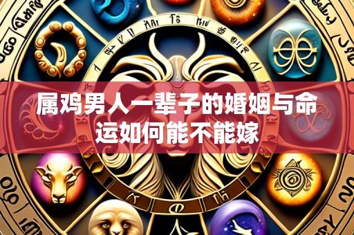 属鸡男人一辈子的婚姻与命运如何能不能嫁