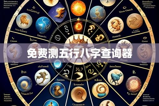 免费测五行八字查询器