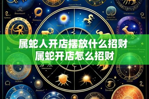 属蛇人开店摆放什么招财 属蛇开店怎么招财