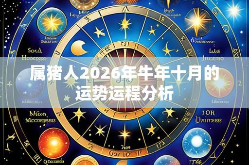 属猪人2026年牛年十月的运势运程分析