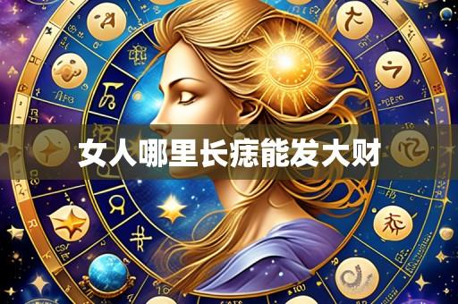 女人哪里长痣能发大财