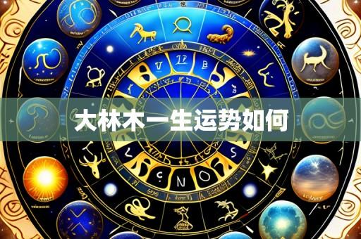 大林木一生运势如何