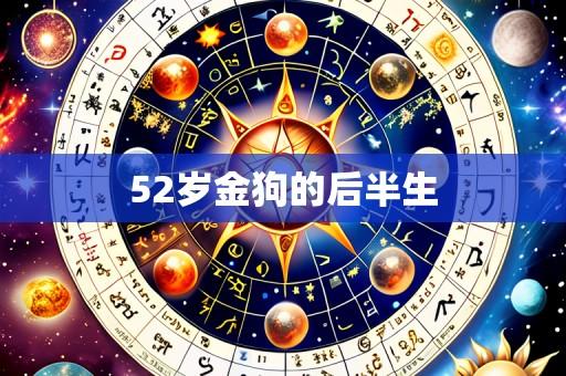 52岁金狗的后半生