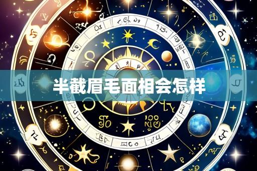 半截眉毛面相会怎样