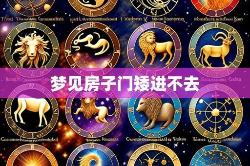 梦见房子门矮进不去