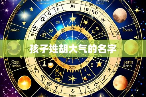 孩子姓胡大气的名字