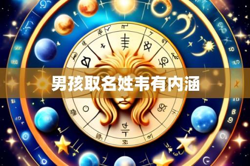 男孩取名姓韦有内涵