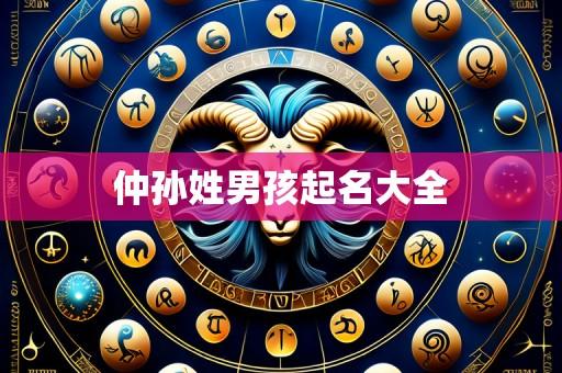 仲孙姓男孩起名大全