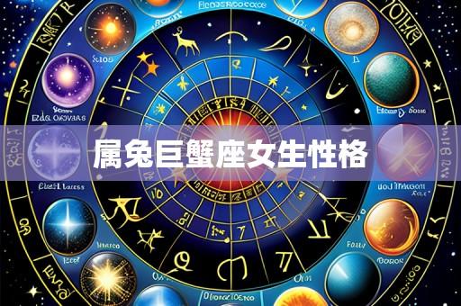 属兔巨蟹座女生性格