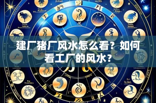建厂猪厂风水怎么看?如何看工厂的风水?