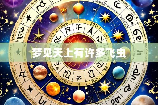 梦见天上有许多飞虫