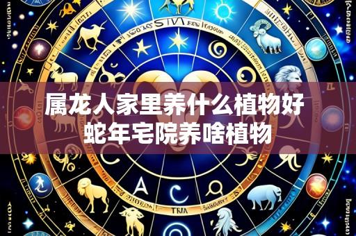 属龙人家里养什么植物好 蛇年宅院养啥植物