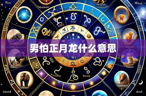 男怕正月龙什么意思