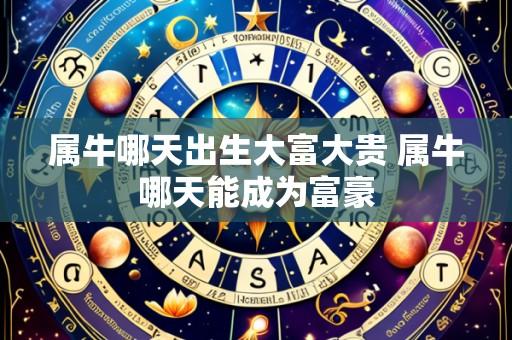 属牛哪天出生大富大贵 属牛哪天能成为富豪