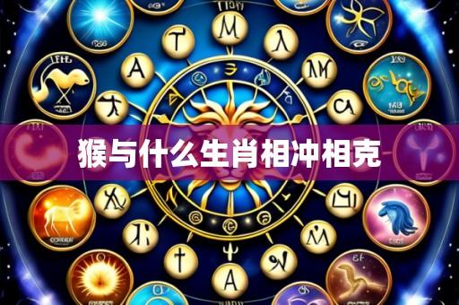 猴与什么生肖相冲相克