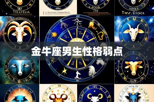 金牛座男生性格弱点