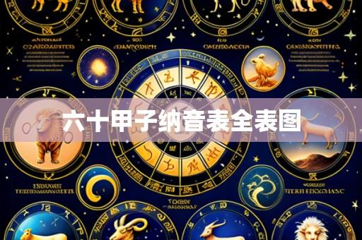 六十甲子纳音表全表图