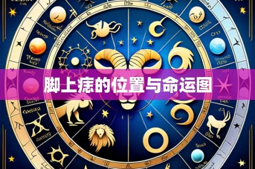 脚上痣的位置与命运图