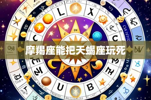 摩羯座能把天蝎座玩死