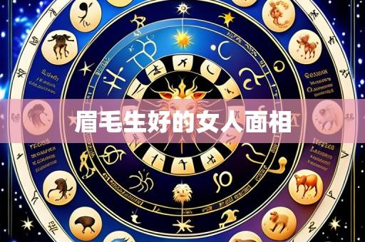 眉毛生好的女人面相