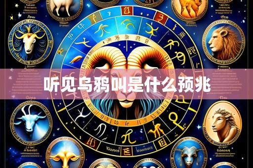 听见乌鸦叫是什么预兆