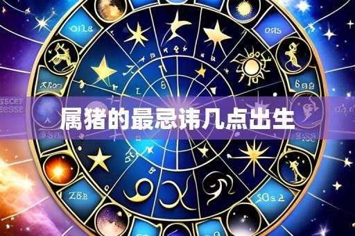 属猪的最忌讳几点出生