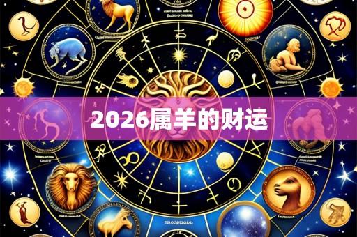 2026属羊的财运