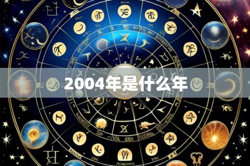 2004年是什么年