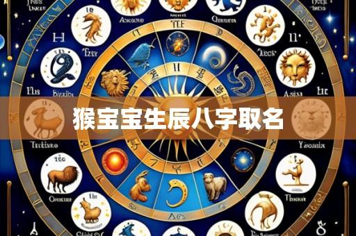 猴宝宝生辰八字取名